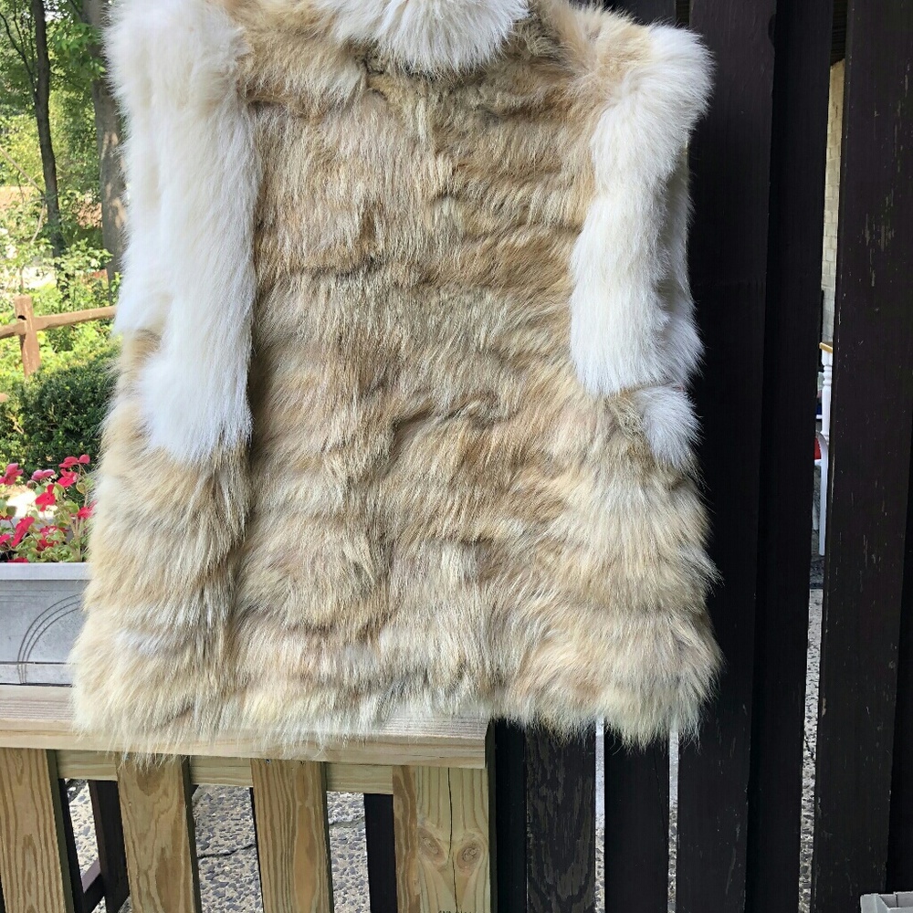 Real fur vest